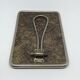 Bevelled barber mirror 12x17,5cm