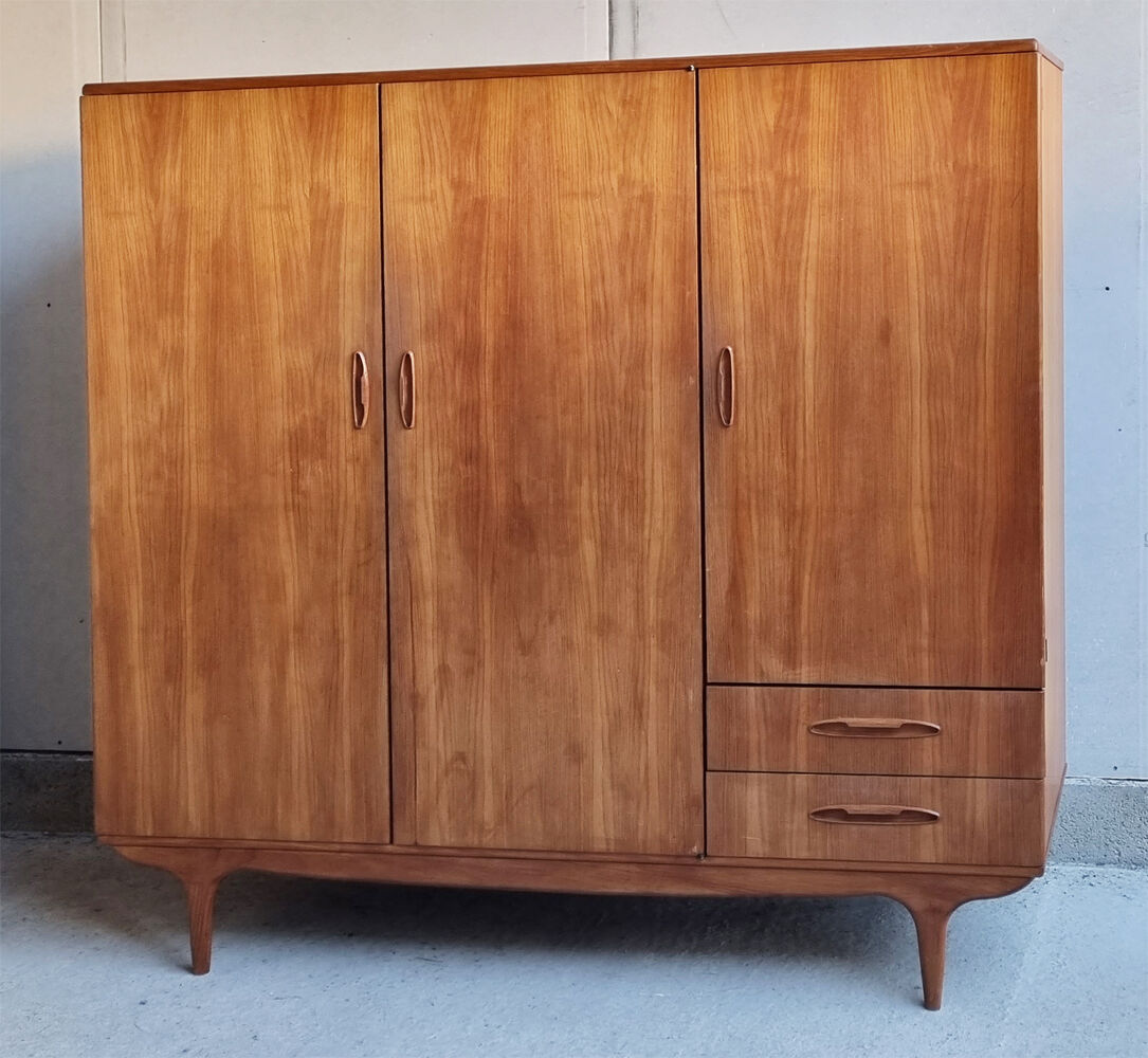 Armoire scandinave, lingère, made in Denmark, vintage, années 60