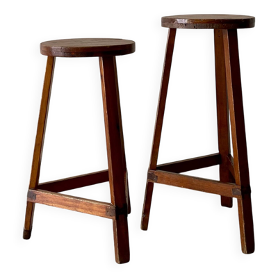 Tabouret haut, sellette x2