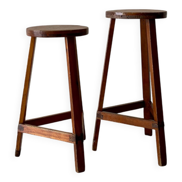 Tabouret haut, sellette x2