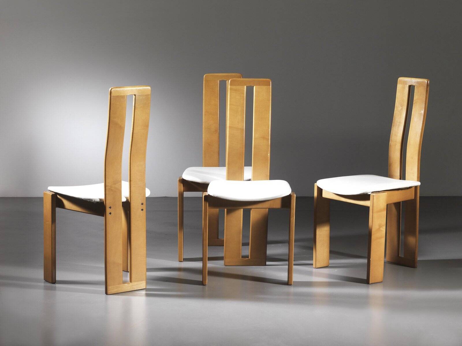 Chairs attributed to Mario Marenco for Mobil Girgi, Italy, 1970s, Set of 4