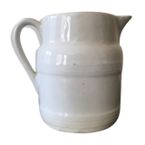 Pitcher in white fire porcelain by P. Precieux