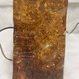 vintage fractal resin lamp 60s/70s