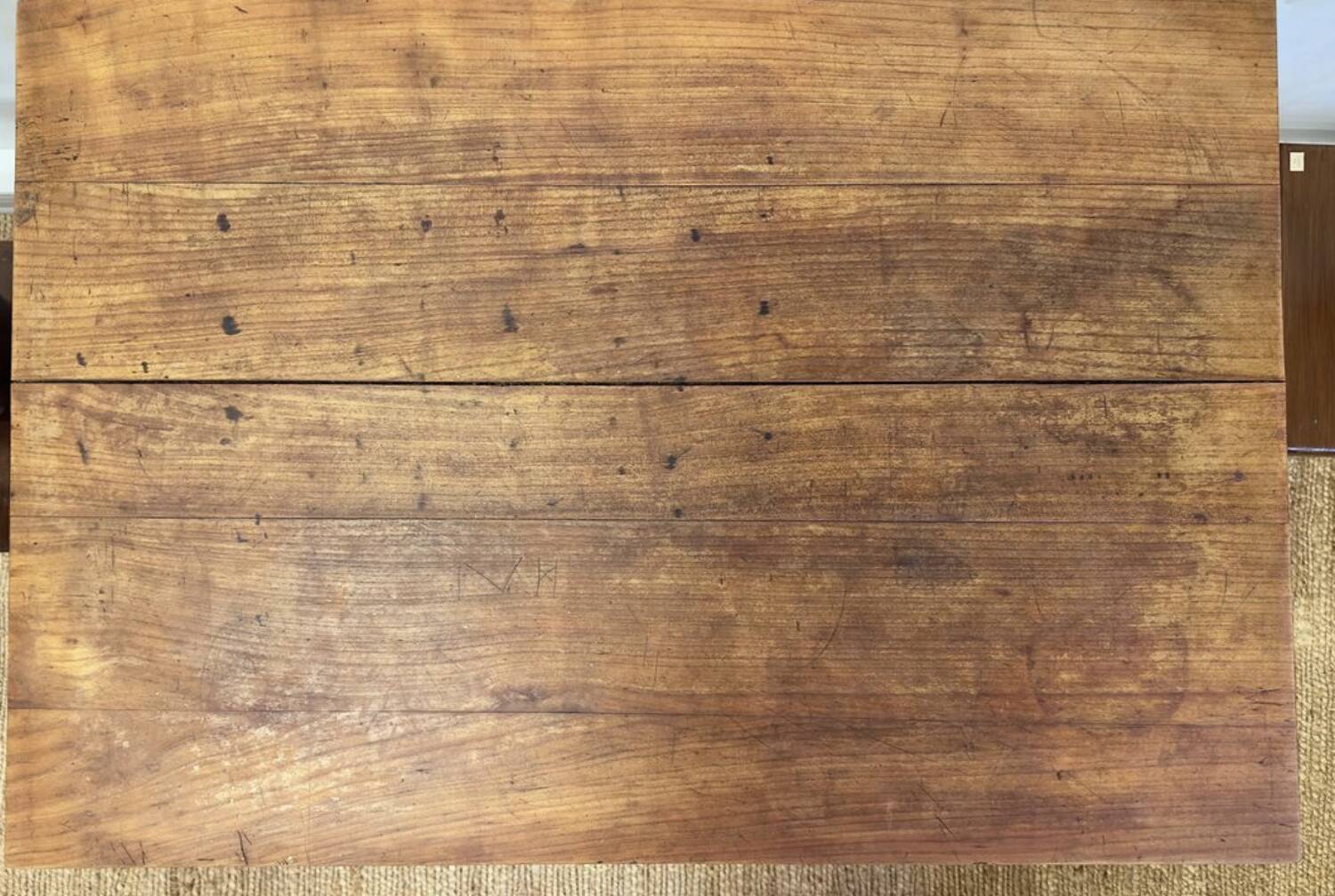 Table de bistrot ancienne en bois massif