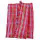 Vintage checkered blanket from Morocco - 179 x 214 cm