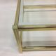 Table basse vintage en laiton