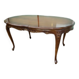 Table basse ovale bois - style Louis XV
