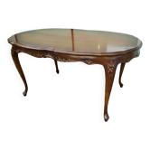 Table basse ovale bois - style Louis XV