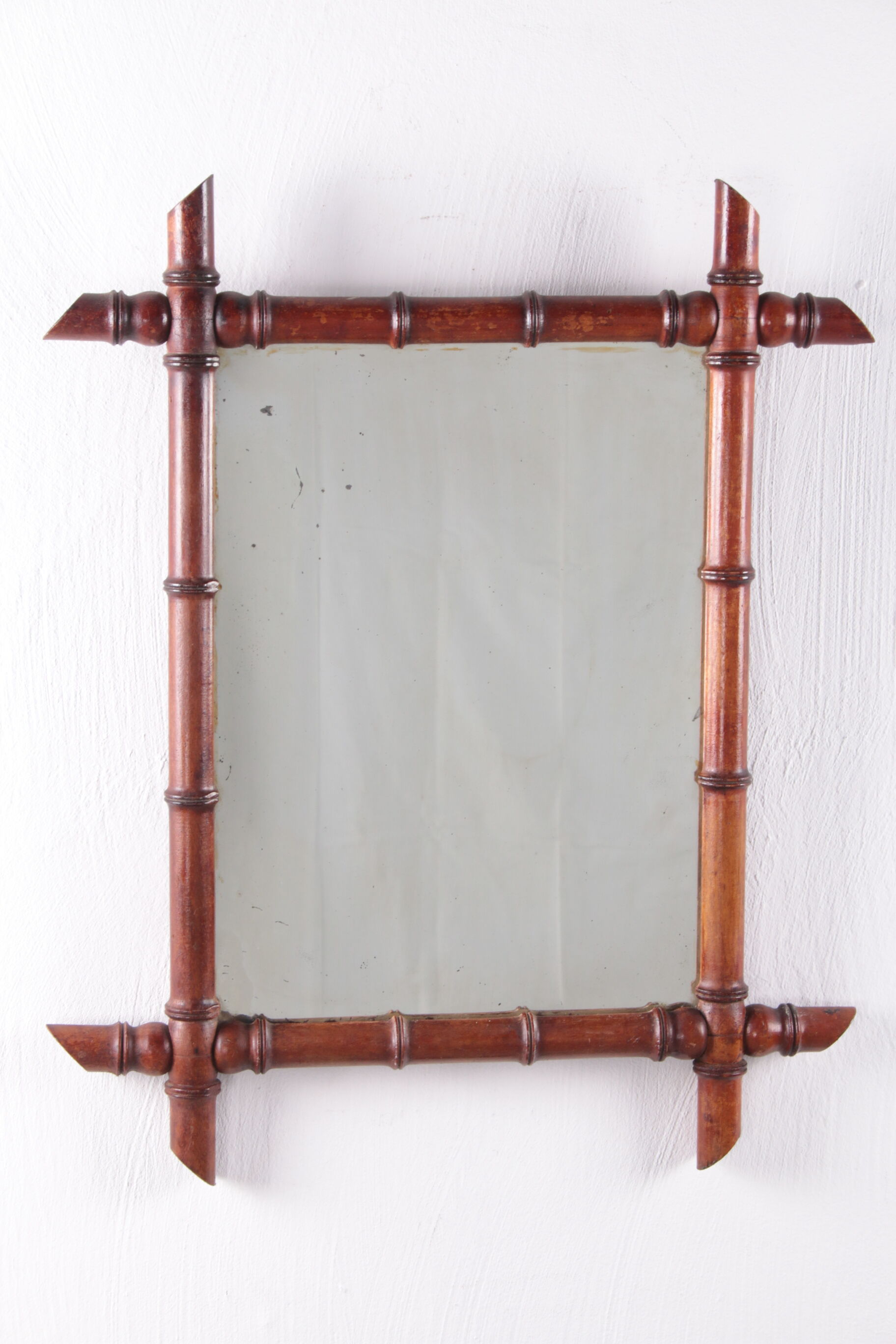 French bamboo mirror