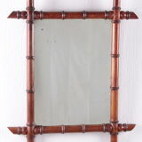 French bamboo mirror