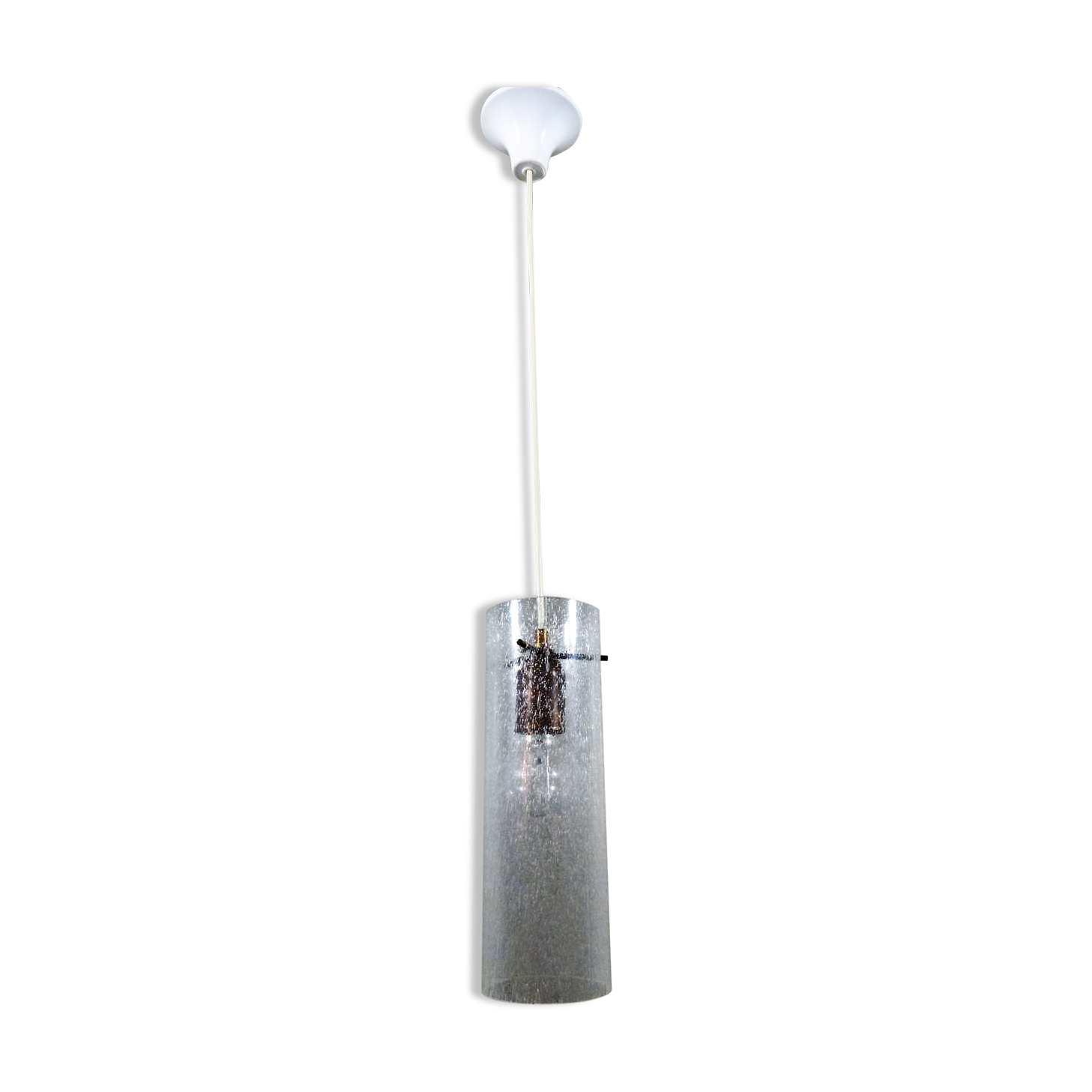 Glass hanging lamp Kaiser Leuchten, 1960’s