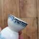 Coquetier diabolo ancien terre de fer