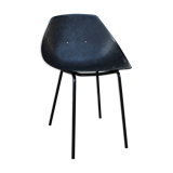 Black shell chair Pierre Guariche for Meurop 1960s