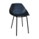 Black shell chair Pierre Guariche for Meurop 1960s