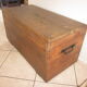 Old solid wooden chest
