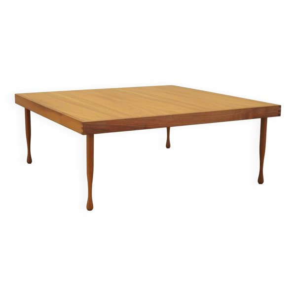Table basse en acajou, design italien, années 1970, production&nbsp;: Italie