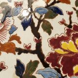 Gien earthen earthenware dish peony model