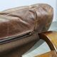 Leather Ottoman by Ingmar Relling for Westnofa, Norway, 1960s