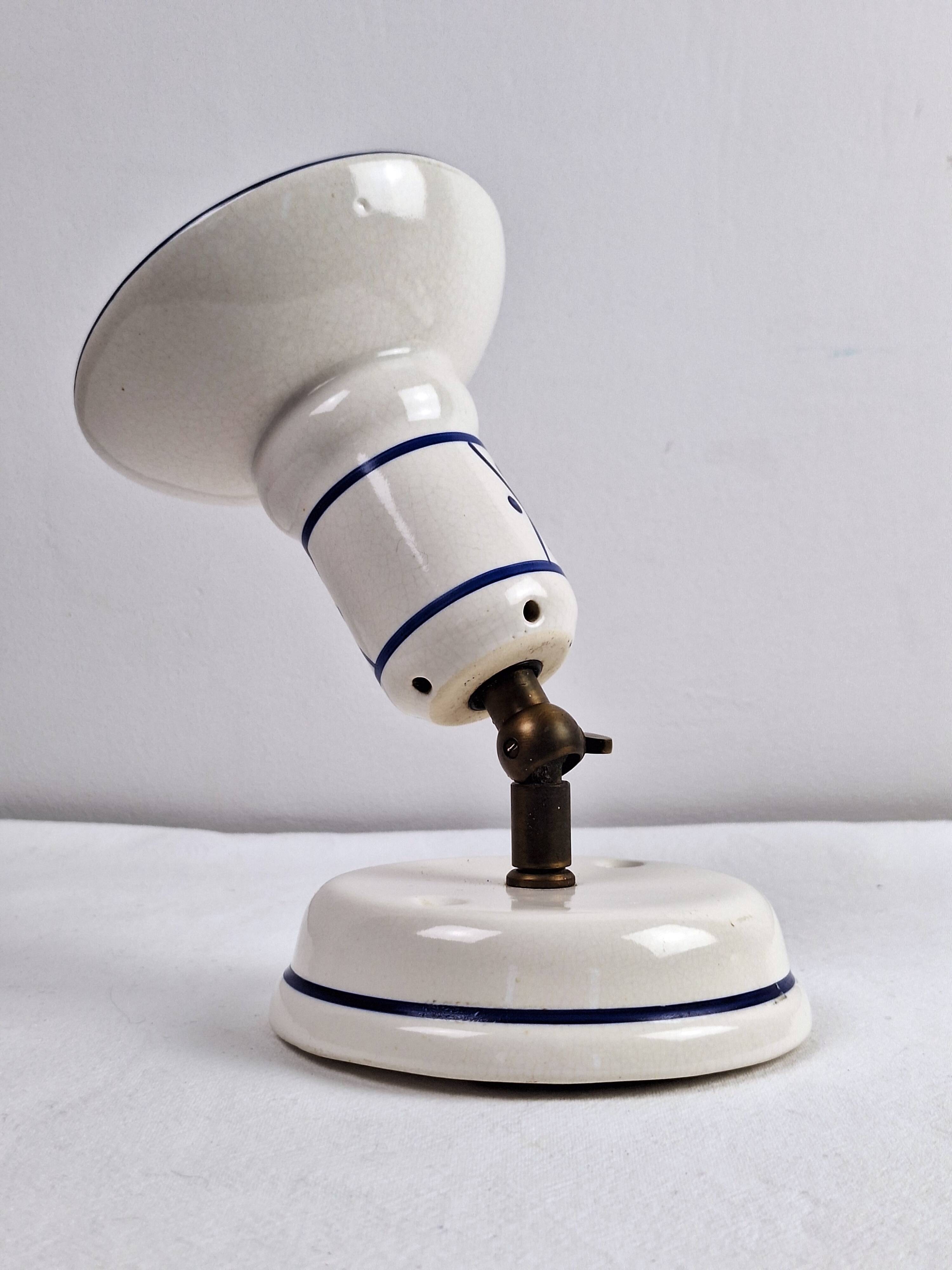 Rustic shabby kitchen ceramic spotlight