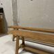 Pair of solid oak benches 2.65m
