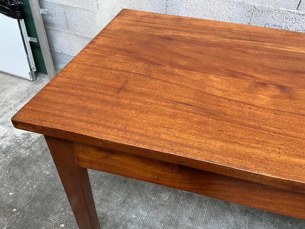 Mahogany farmhouse table 1950