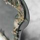 Vintage 50s metal patterned wall mirror