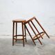 Vintage wooden bar stool by Baumann Editions