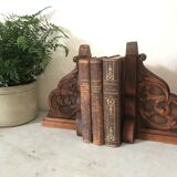 Former wooden bookends