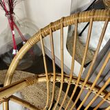Pair of armchairs basket