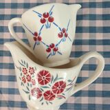 Duo milk pots Badonviller