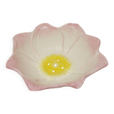 Flower barbotine drainer salad bowl