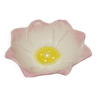 Flower barbotine drainer salad bowl