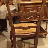 Chaise ancienne paillée
