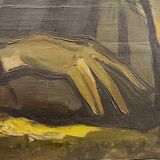 Portrait of a Fauvist woman, oil on canvas 1947, LUC PEROT 'Colette