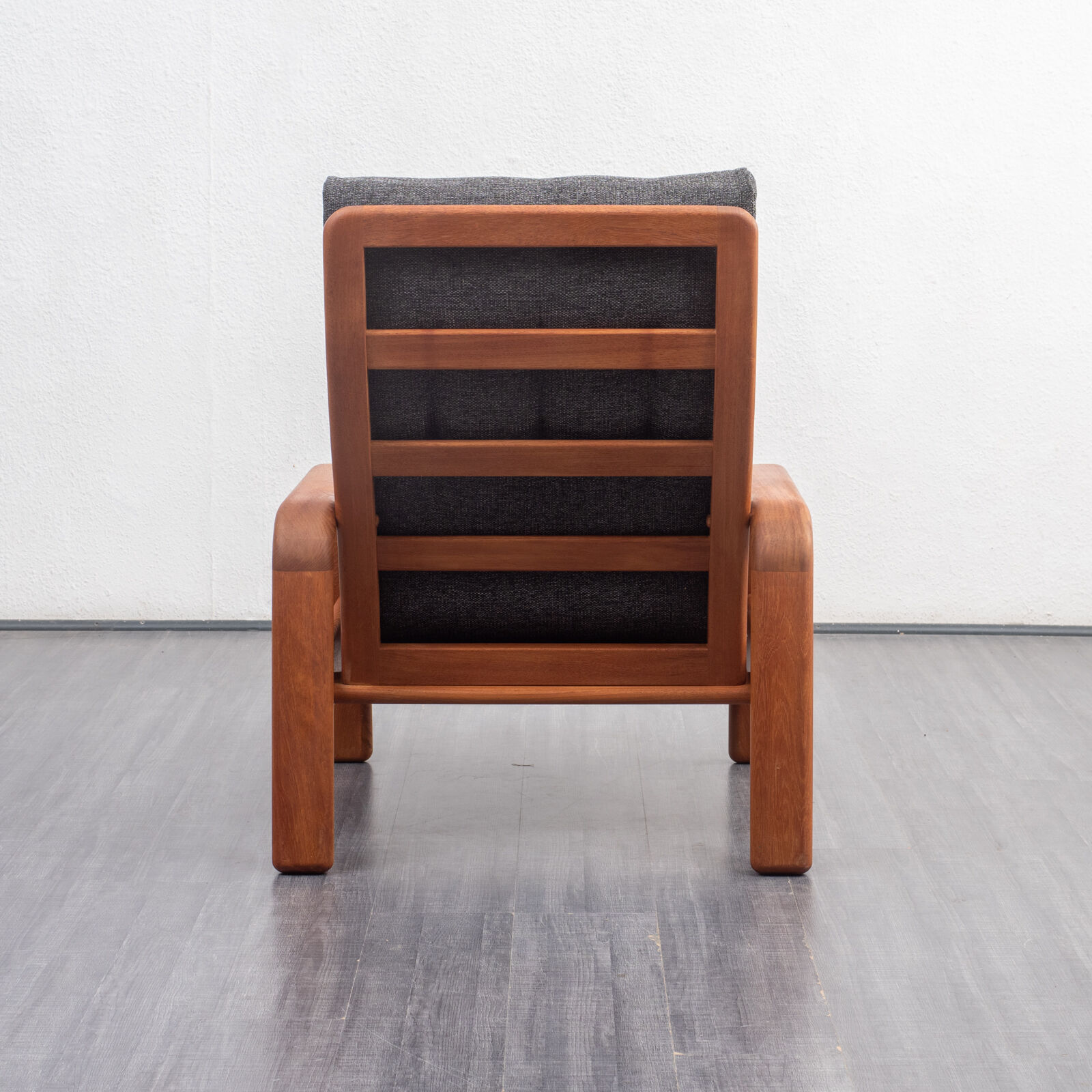 Vintage relax armchair, teak, refurbished, Danish design