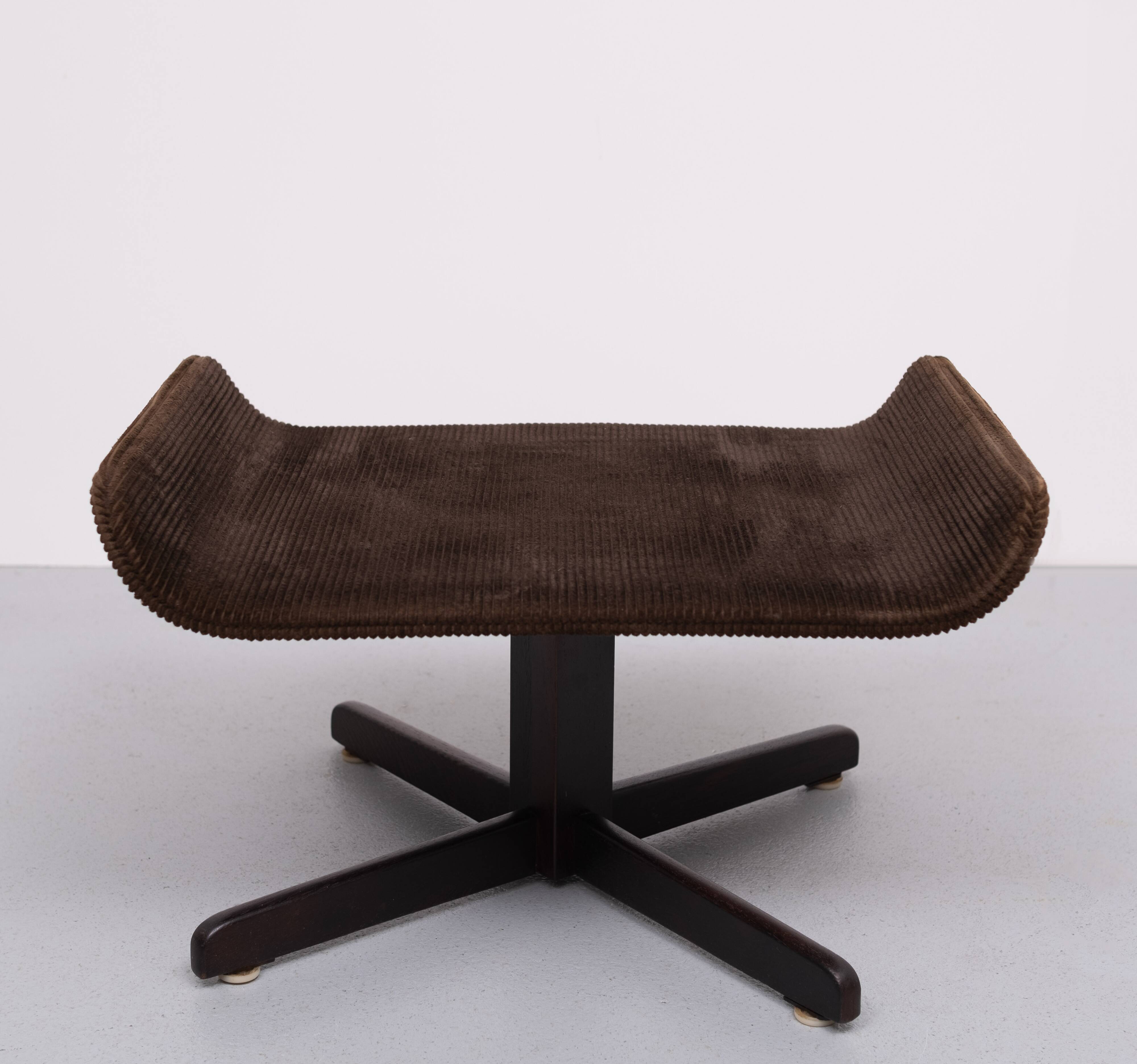 Footstool made off ripcord  1960s USA