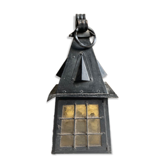 Wrought iron lantern