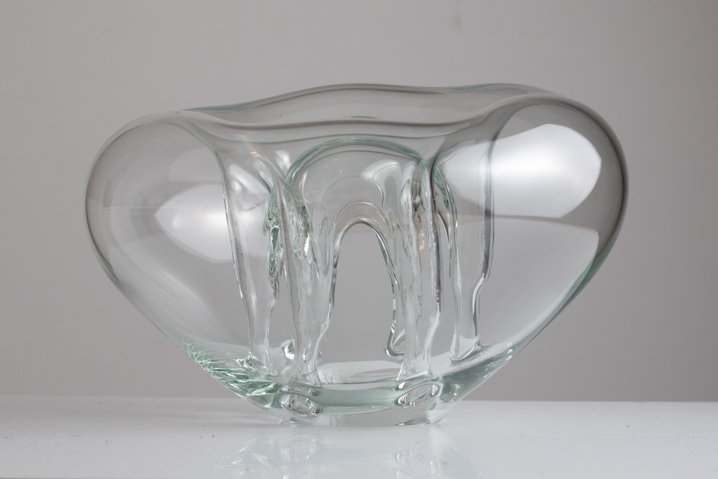 Dragan drobnjak glass ikebana vase / design 1970s