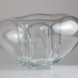Vase ikebana en verre design années 1970 Dragan drobnjak
