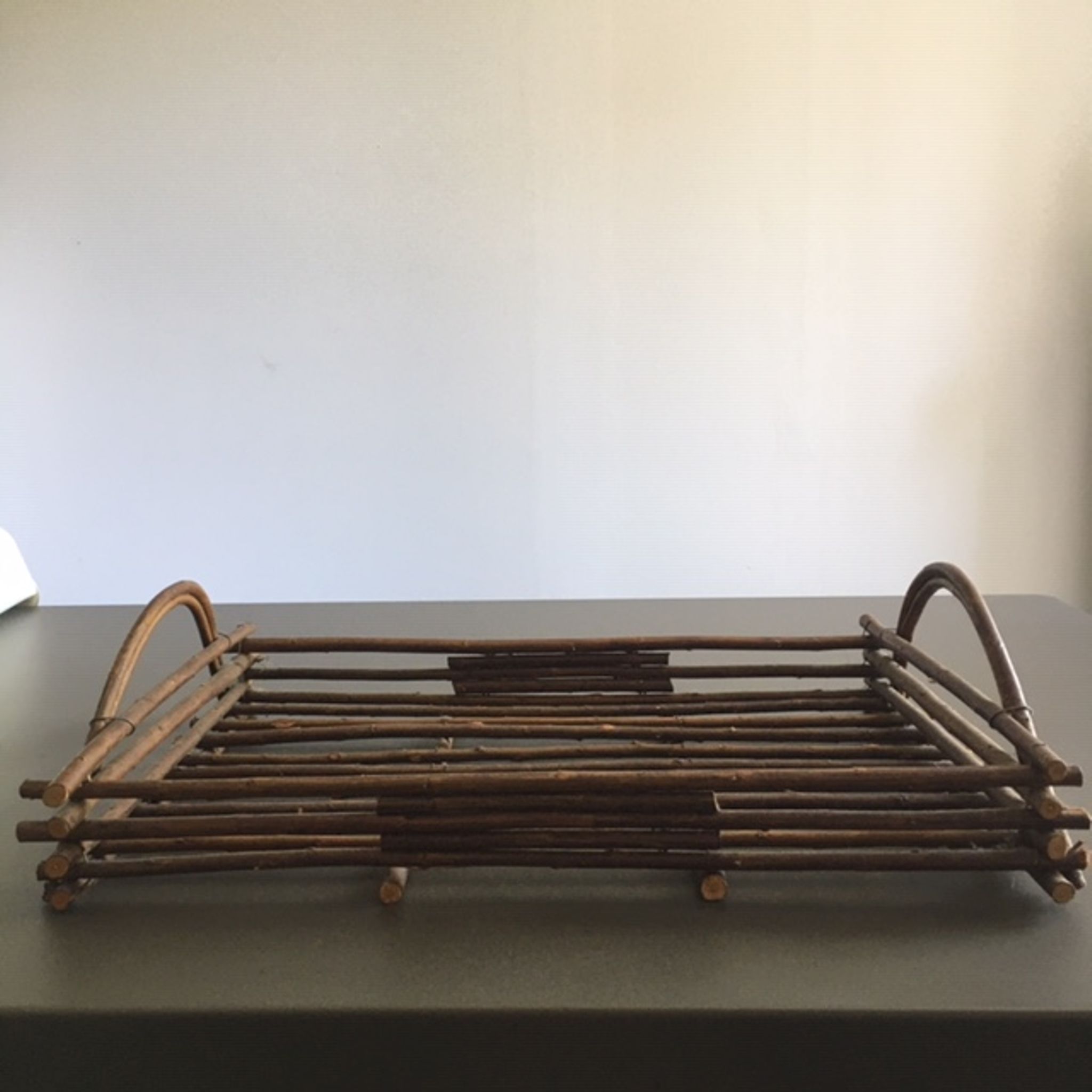 Plateau en noisetier