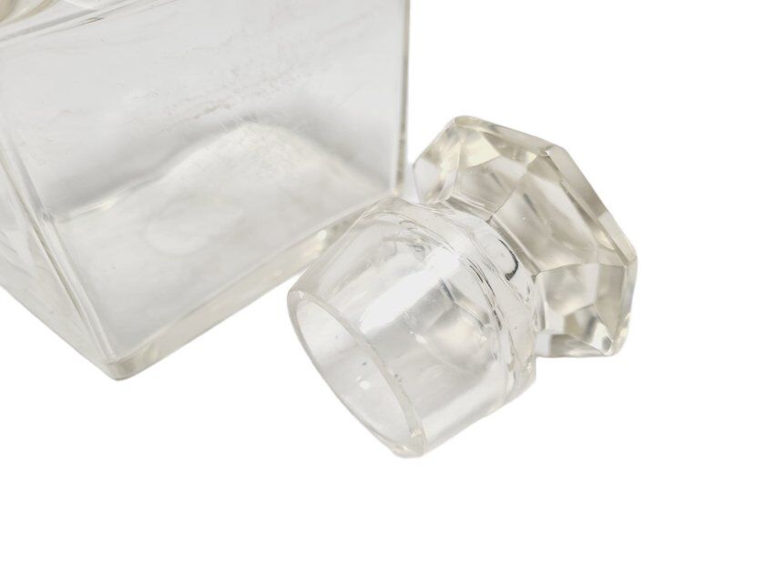 Biedermeier crystal tea box, Germany, 1890s