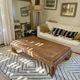 Solid wood coffee table