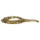 Old Gold Hand Mirror Make Up Mirror Classic Baroque Style