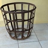 Metal basket for dame-jeanne