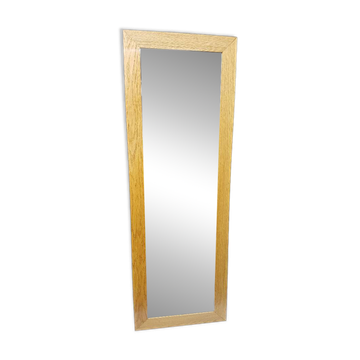 Miroir contemporain en chene massif