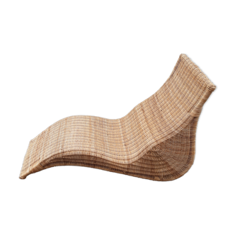 Wicker chaise longue model Karlskrona Ikea