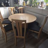 Skovby SM32 expanding dining table + 6 chairs