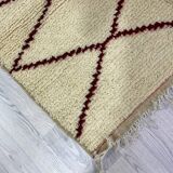 Handcrafted Moroccan Berber carpet 180 x 154 CM