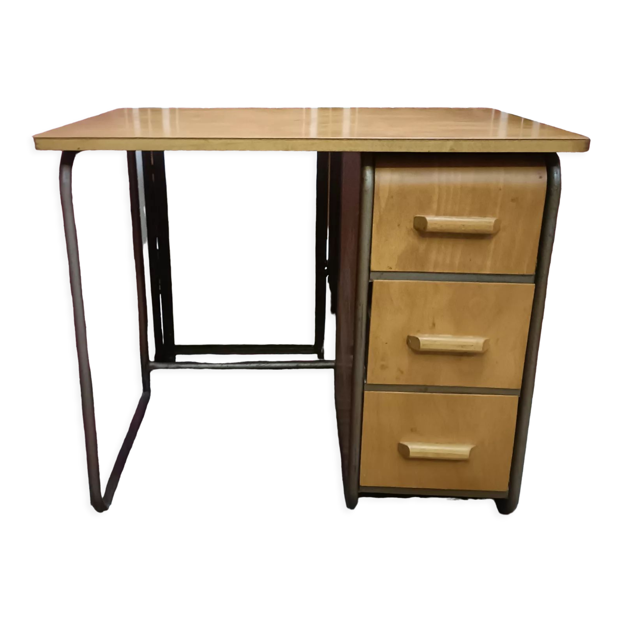 Vintage wooden desk, 50s