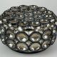 60s 70s ceiling lamp Glashütte Limburg Germany Plafoniere glass & metal